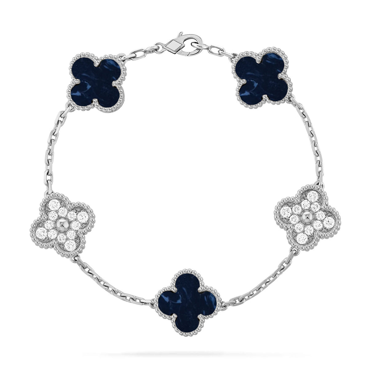 [Lora]CLOVER 5 MOTIF PIETERSITE BRACELET COLLECTION
