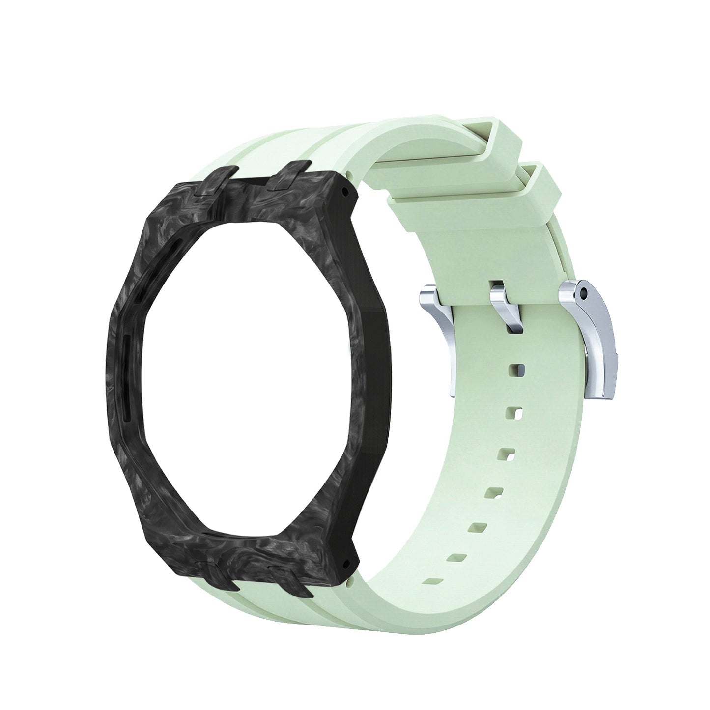 Royal Oak Pop Exclusive Carbon‑fiber Case & Silicone Strap
