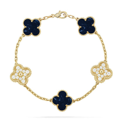 [Lora]CLOVER 5 MOTIF PIETERSITE BRACELET COLLECTION