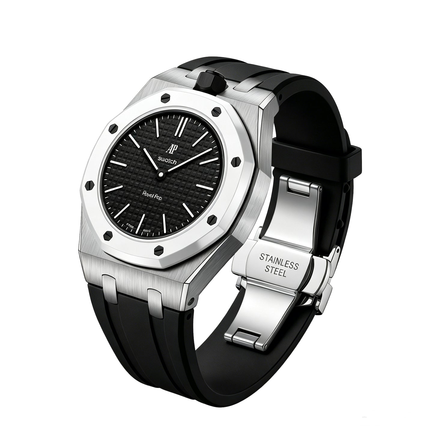 Royal Oak Pop Exclusive Steel Case & Silicone Strap With Cradle