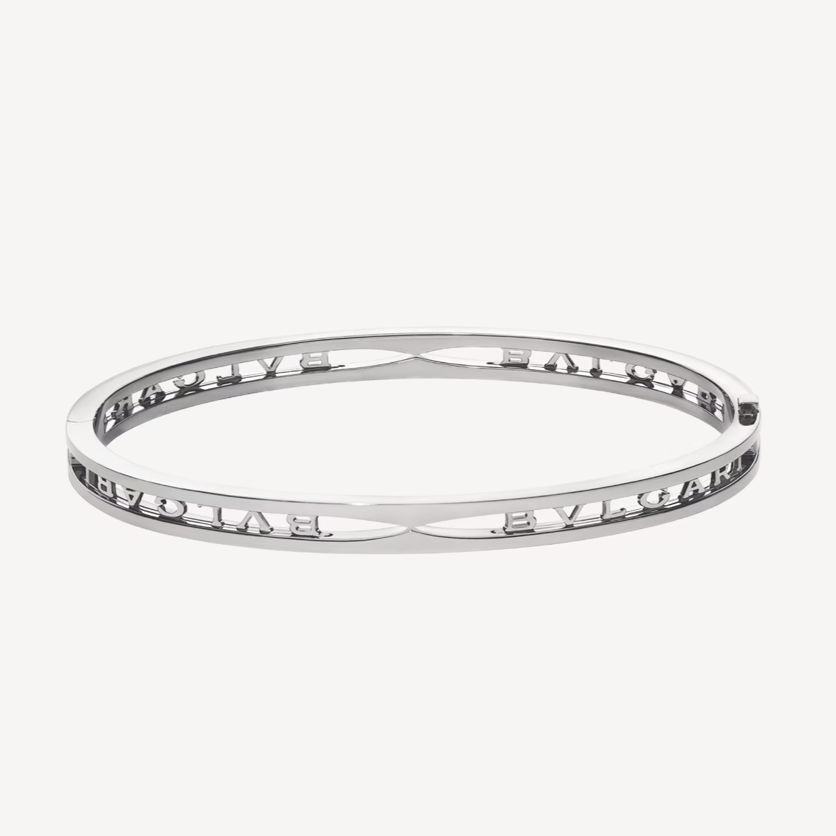 [LORA]ZERO 1 SPIRAL LOGO SILVER BRACELET