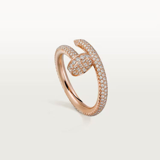 [Lora] JUSTE RING 2.6MM FULL DIAMOND