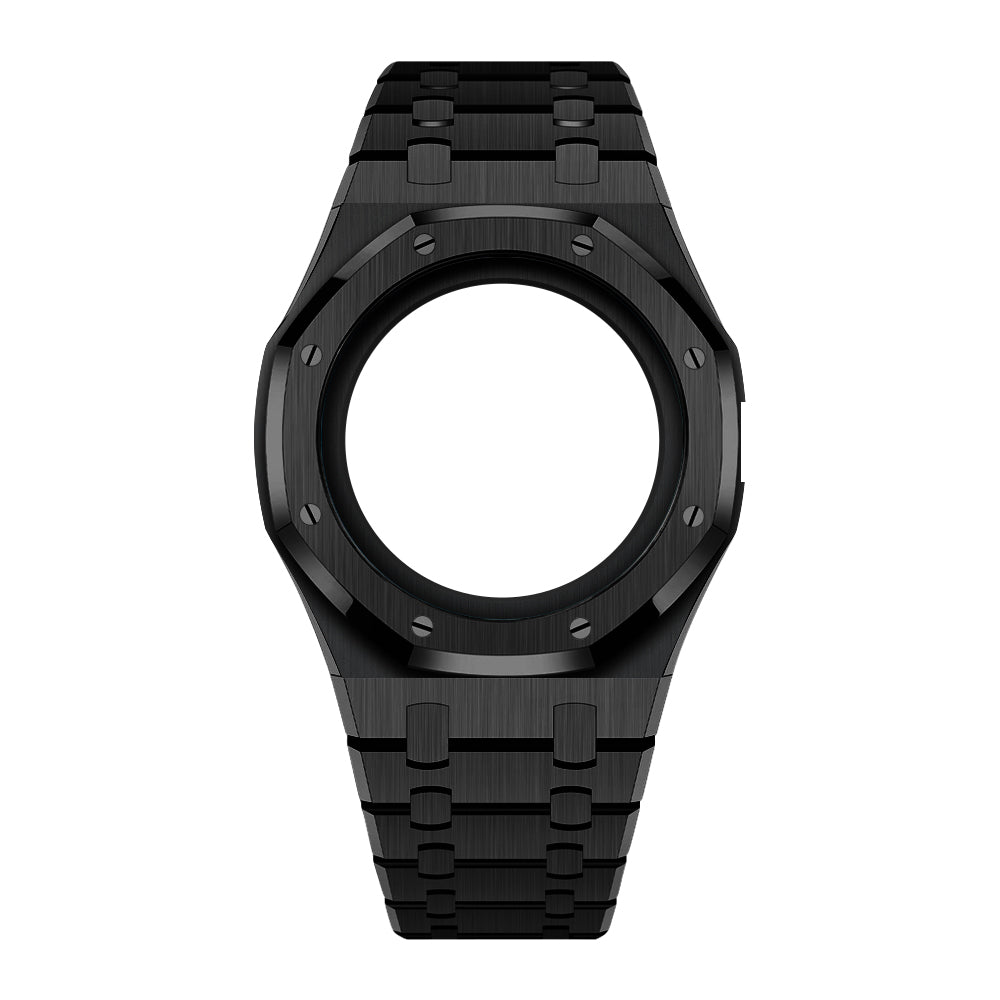 Strap For Ap Swatch Royal Oak Pop Exclusive Steel Case & Strap Full‑wrap Embedded Watch Band