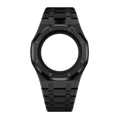 Strap For Ap Swatch Royal Oak Pop Exclusive Steel Case & Strap Full‑wrap Embedded Watch Band