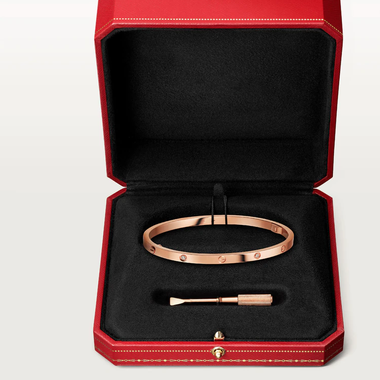 [LORA]LOVE BRACELET 3.65MM 6 DIAMONDS