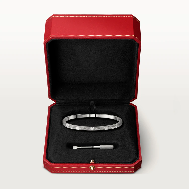[LORA] LOVE BRACELET 3.65MM DIAMOND-PAVED