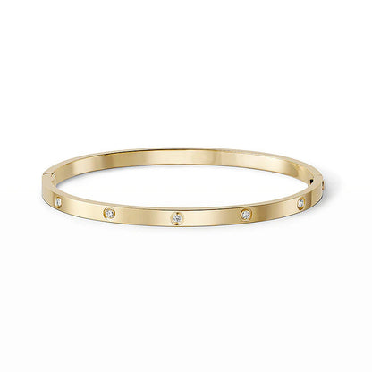 [LORA] LOVE BRACELET 3.65MM 10 DIAMONDS