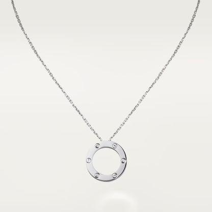 [LORA] LOVE NECKLACE 16MM 3 DIAMONDS