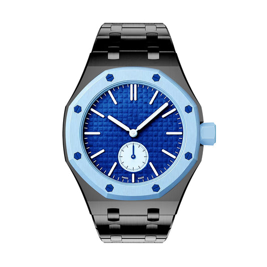 Oak Pop Exclusive Black Steel Strap