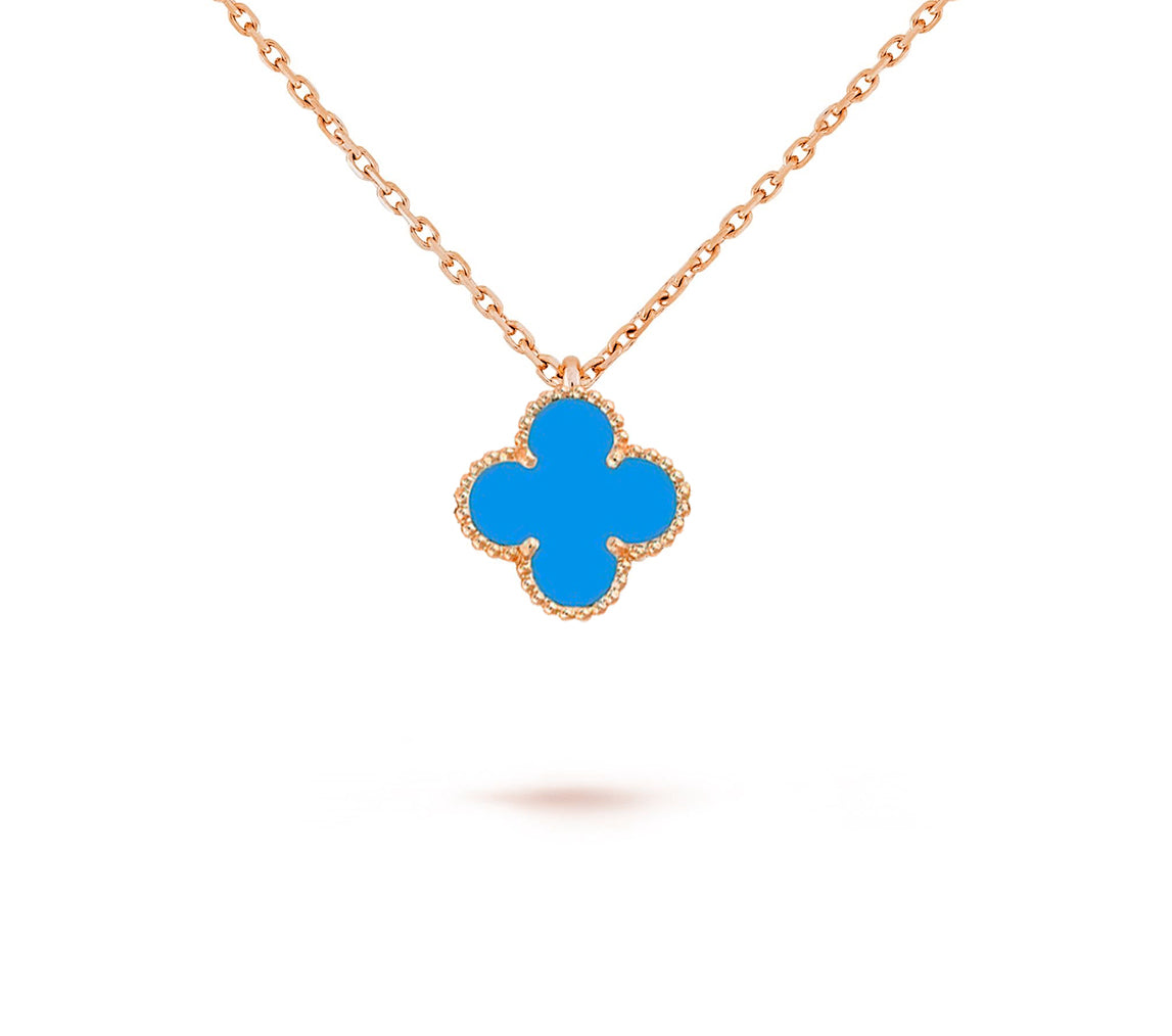 [Lora]CLOVER MINI 9.5MM CARNELIANS NECKLACE COLLECTION