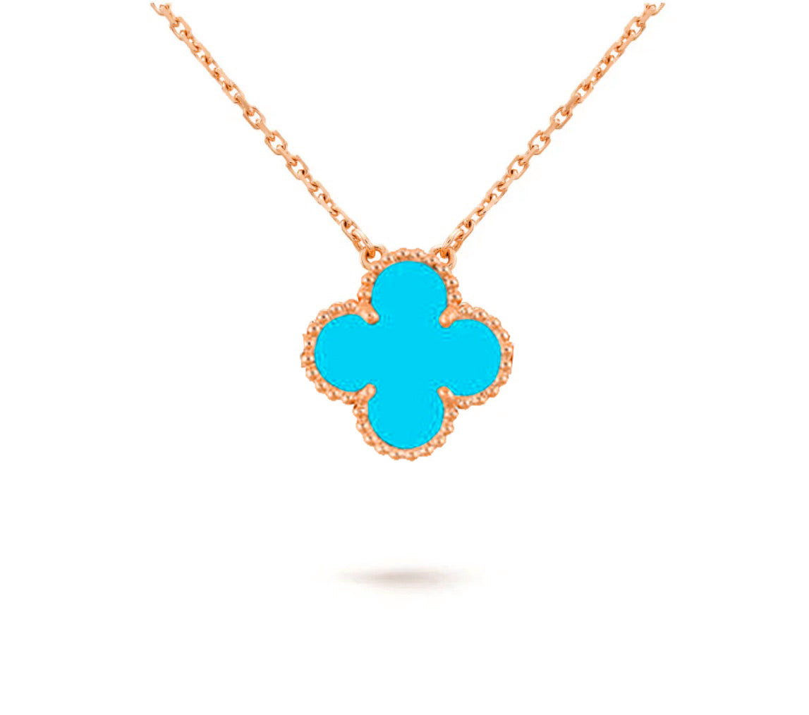 [Lora]CLOVER 15MM SINGLE FLOWER NECKLACE COLLECTION