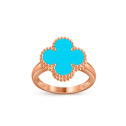 [Lora]CLOVER RING ROSE GOLD COLLECTION