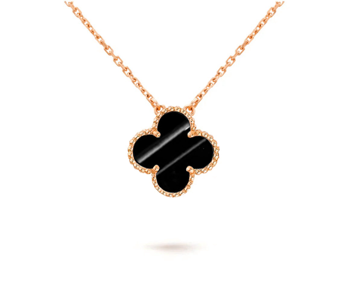 [Lora]CLOVER 15MM SINGLE FLOWER NECKLACE COLLECTION