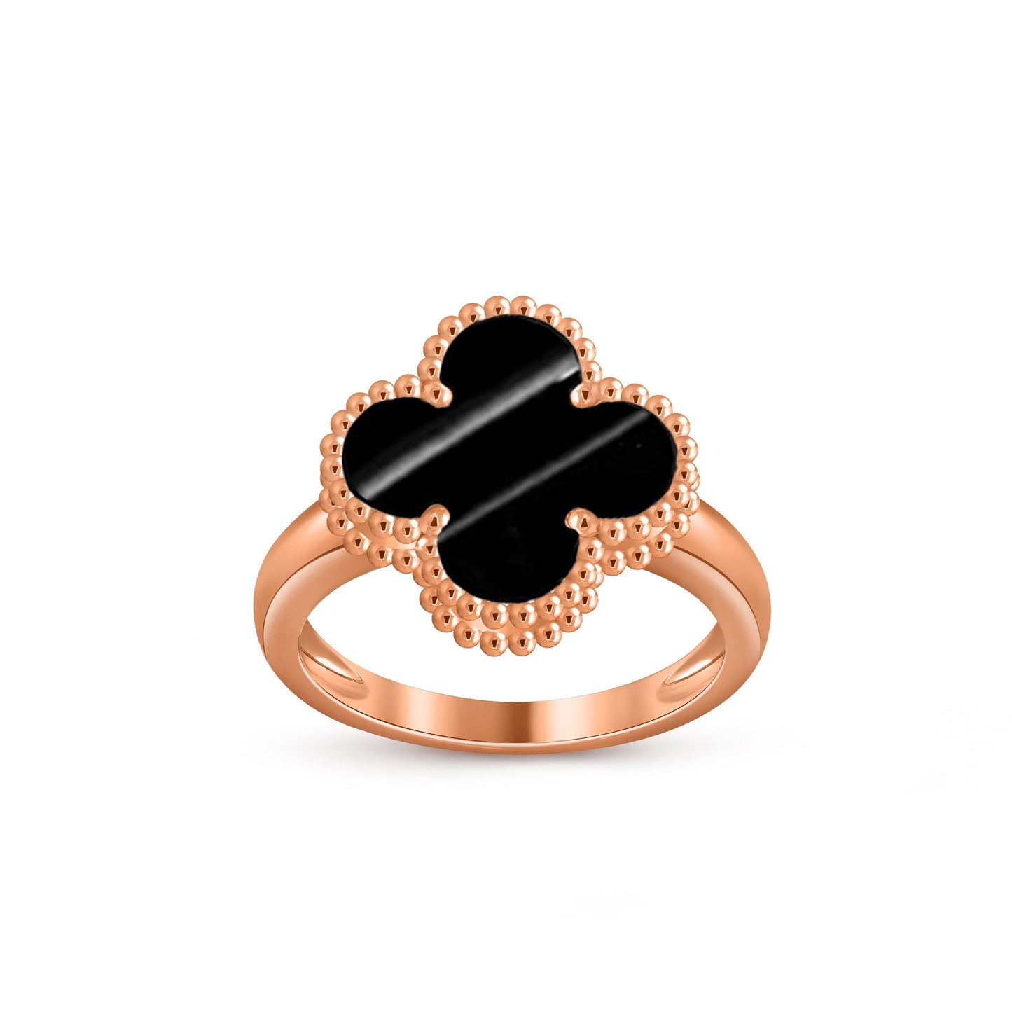 [Lora]CLOVER RING ROSE GOLD COLLECTION