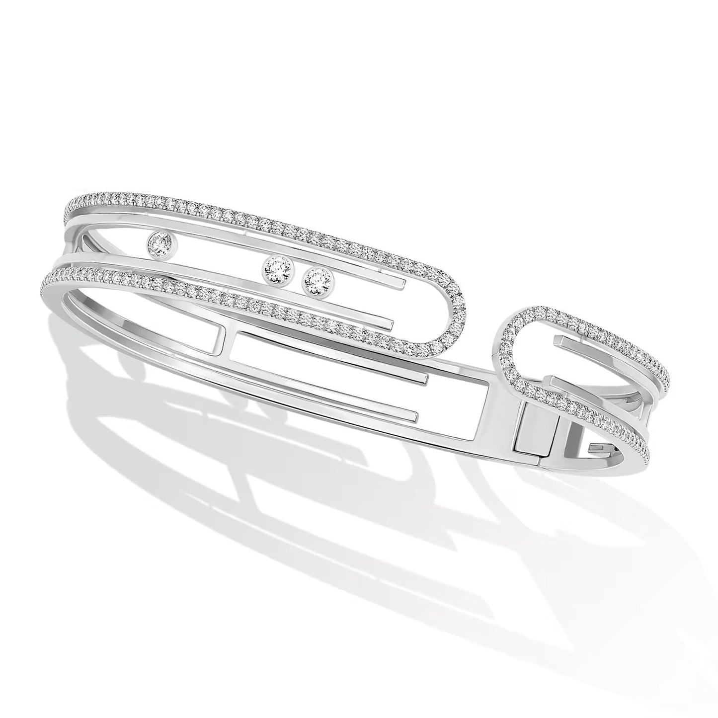 [LORA] MOVE 10TH PAVED DIAMOND BRACELET