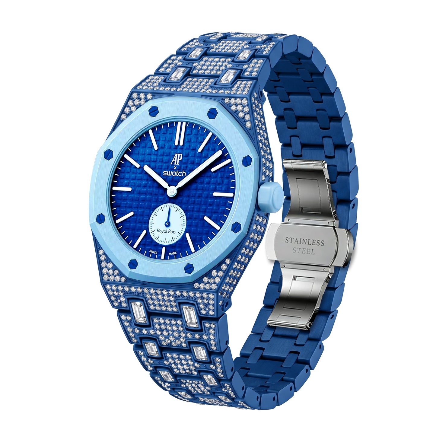 Royal Oak Pop Exclusive Bioceramic Case & Bioceramic Strap Diamond