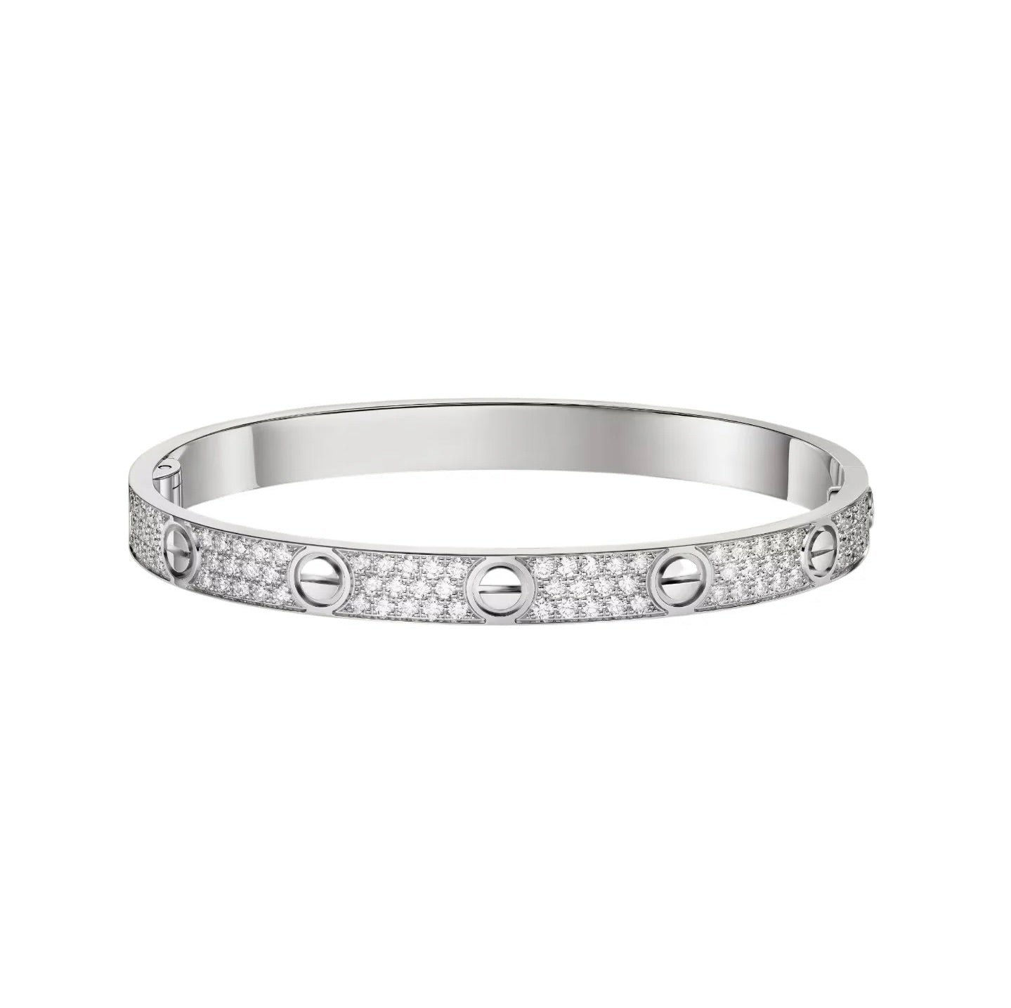 [LORA] LOVE BRACELET 6.1MM DIAMOND-PAVED