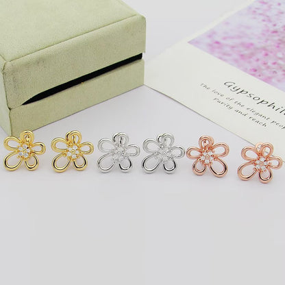 [LORA] FLOWERLACE EARRING 5 DIAMONDS