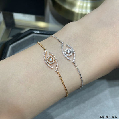 [LORA] Lucky Eye Pave-Set Diamond Bracelet