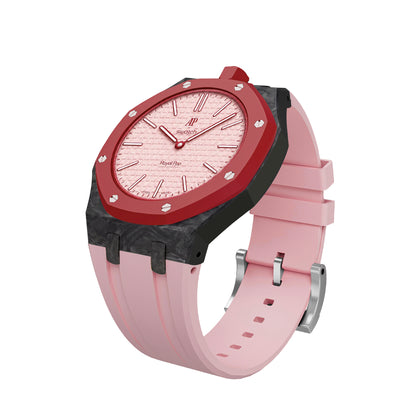 Royal Oak Pop Exclusive Carbon‑fiber Case & Silicone Strap