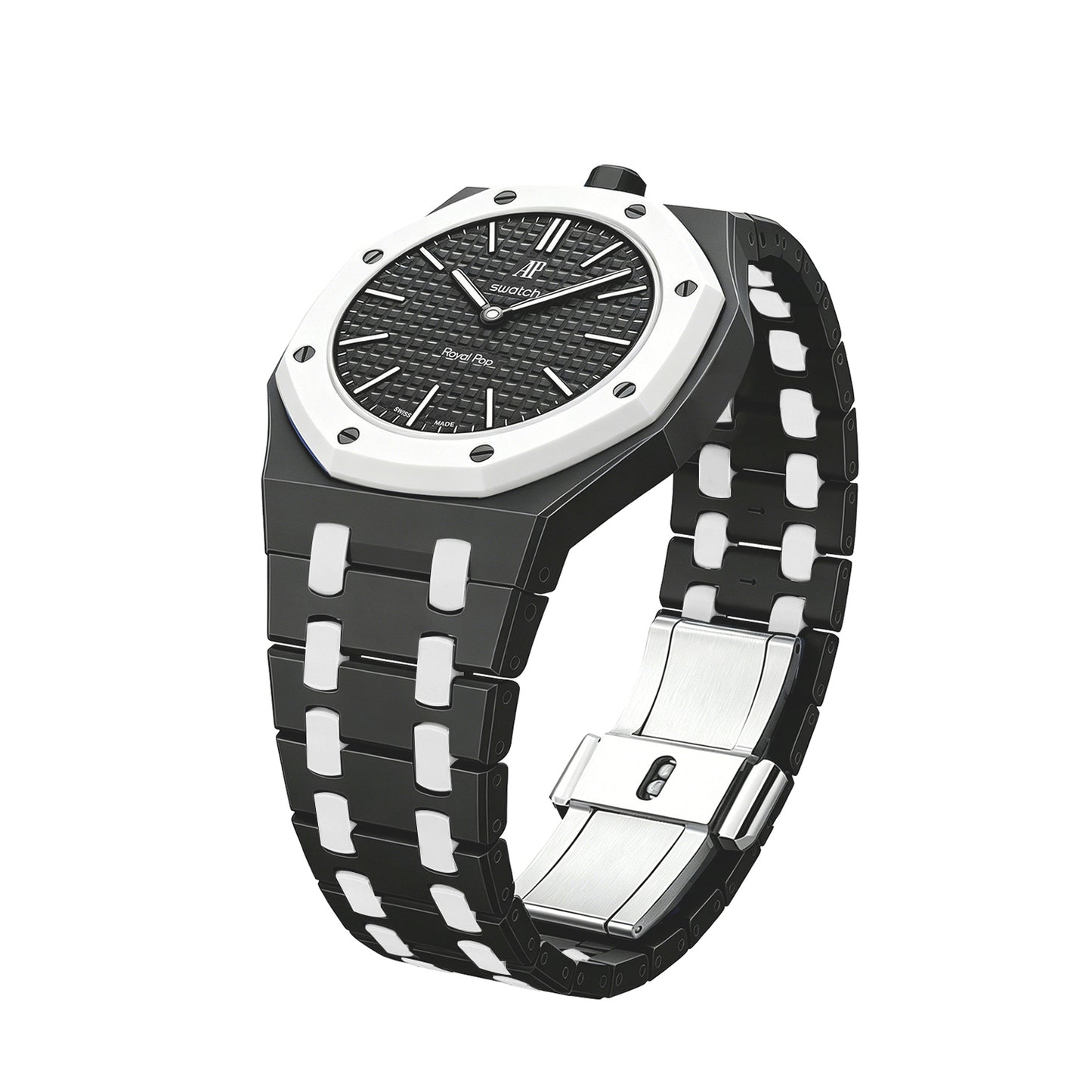 Royal Oak Pop Exclusive Bioceramic Case & Bioceramic Strap Mix Color