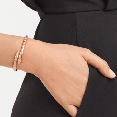 [LORA]SERPENTI VIPER PINK GOLD BRACELET