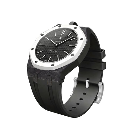 Royal Oak Pop Exclusive Carbon‑fiber Case & Silicone Strap