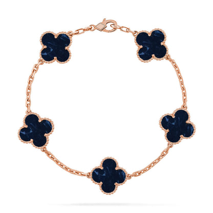 [LORA]CLOVER 5 MOTIF PIETERSITE BRACELET COLLECTION