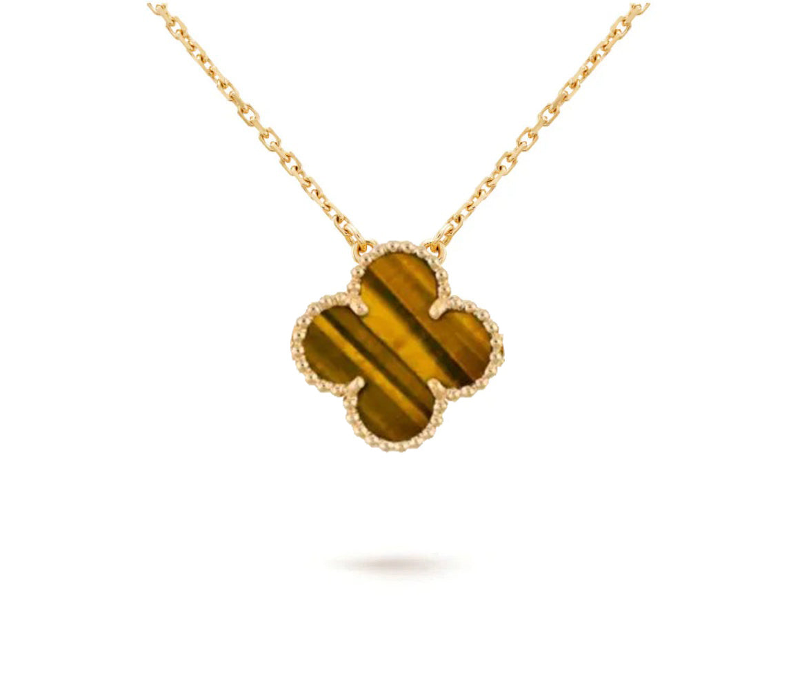 [Lora]CLOVER 15MM SINGLE FLOWER NECKLACE COLLECTION