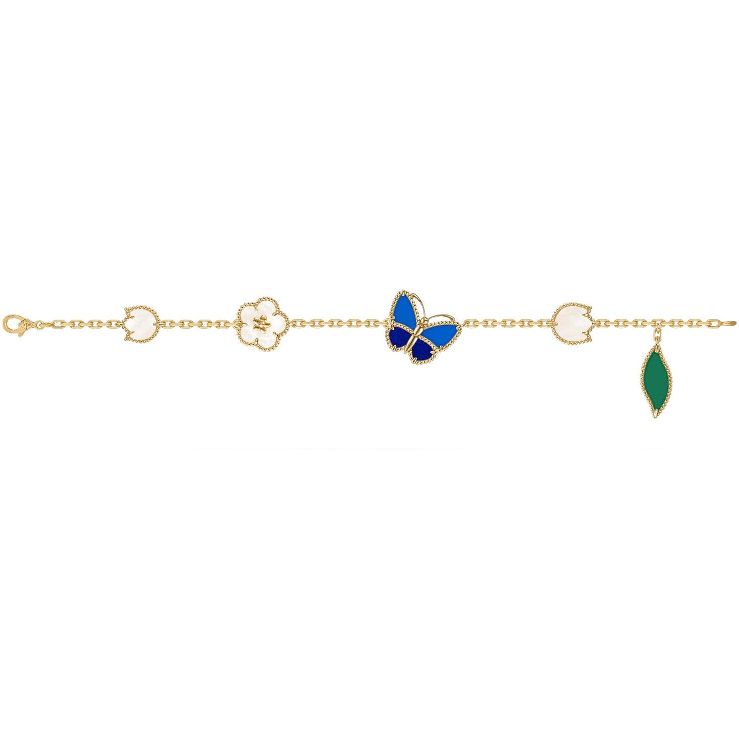 [LORA]LUCKY SPRING BUTTERFLY 5 MOTIF BRACELET