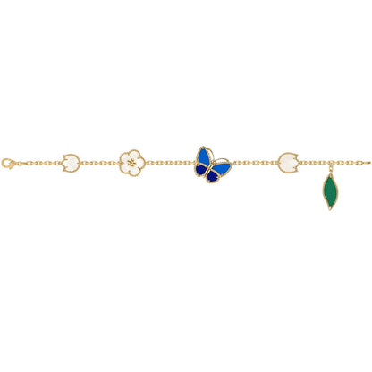 [LORA]LUCKY SPRING BUTTERFLY 5 MOTIF BRACELET