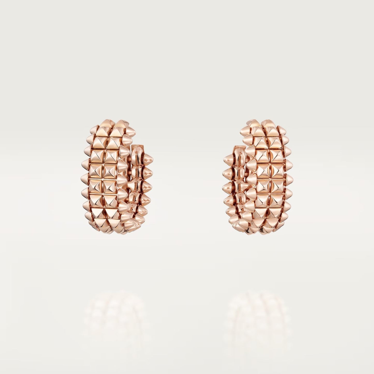 [LORA] CLASH 9.2MM DOUBLE ROW EARRINGS