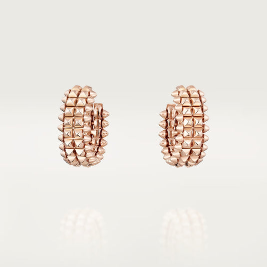 [Lora] CLASH 9.2MM DOUBLE ROW EARRINGS