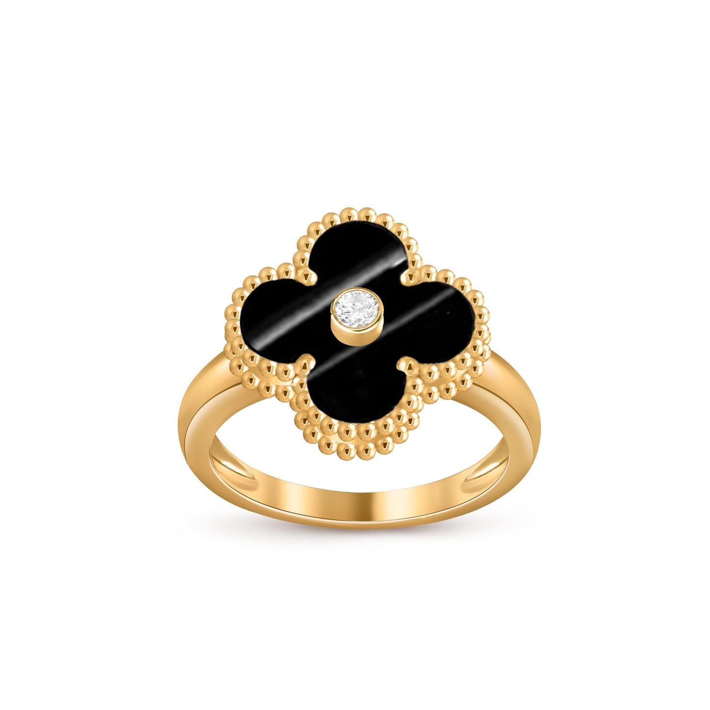 [Lora]CLOVER DIAMOND RING GOLD COLLECTION