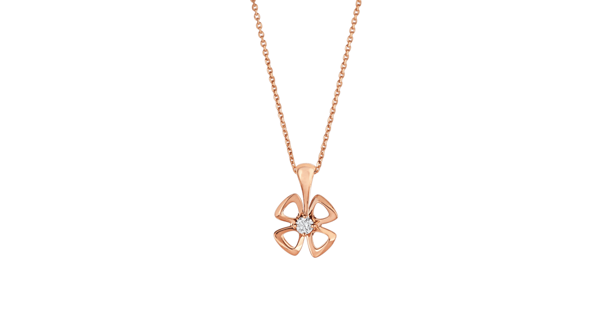 [LORA]FIOREVER NECKLACE DIAMOND CENTER