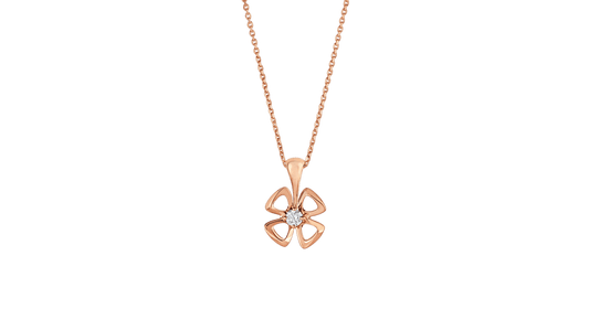 [LORA]FIOREVER NECKLACE DIAMOND CENTER