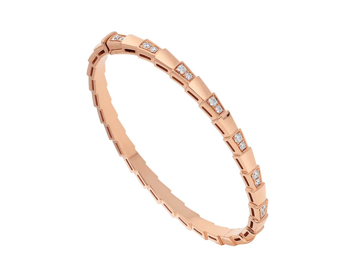 [LORA]SERPENTI SMALL BRACELET PINK GOLD DIAMOND