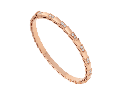 [LORA]SERPENTI SMALL BRACELET PINK GOLD DIAMOND