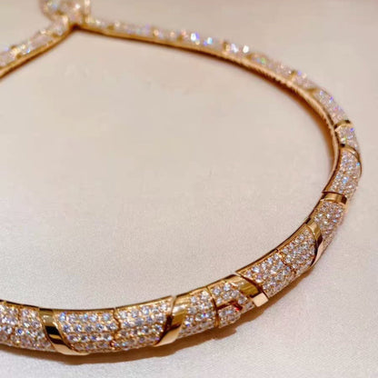 [LORA]HAUTE COUTURE GOLD SERPENTI NECKLACE