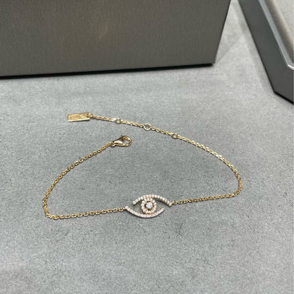 [LORA] Lucky Eye Pave-Set Diamond Bracelet