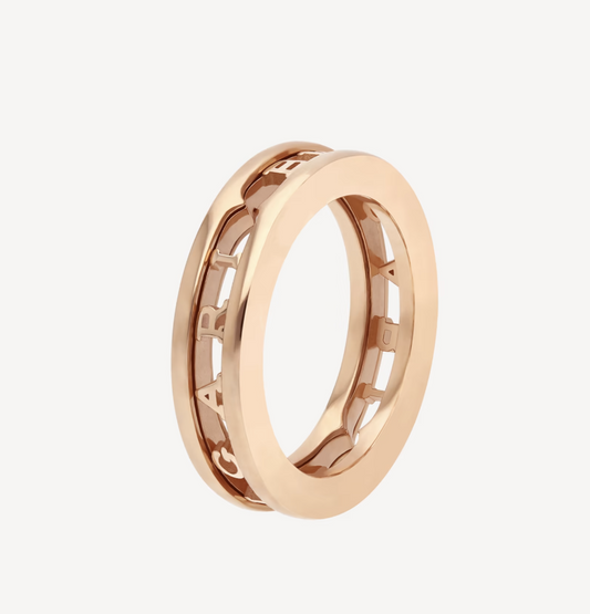 [LORA]ZERO 1 ONE-BAND WITH OPENWORK LOGO SPIRAL RING