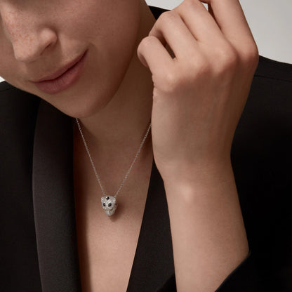 [LORA] PANTHERE FULL DIAMOND NECKLACE