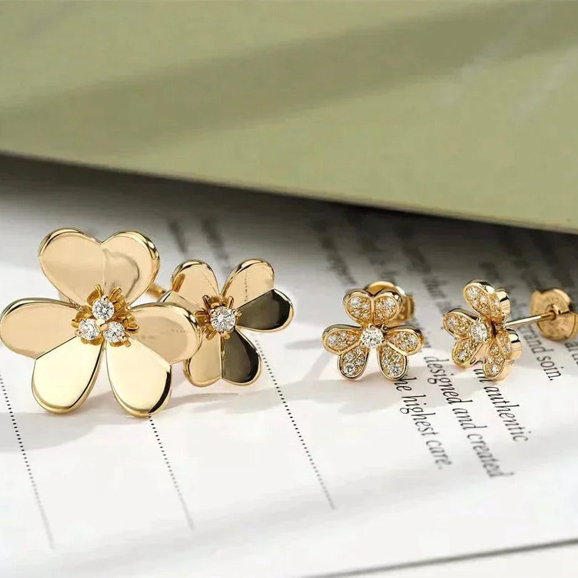 [Lora]CLOVER COMOS GOLD DIAMOND RING