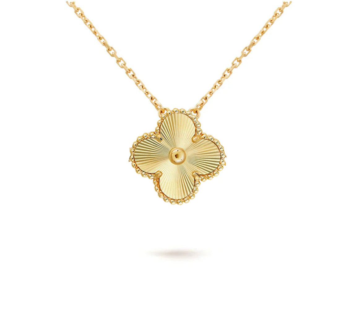 [Lora]CLOVER 15MM SINGLE FLOWER NECKLACE COLLECTION