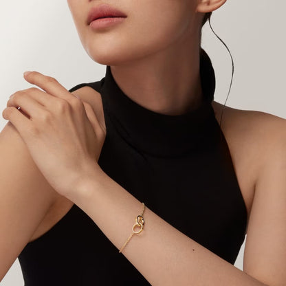 [LORA] LOVE BRACELET DOUBLE RING
