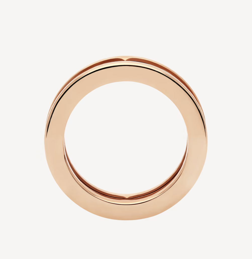 [LORA]ZERO 1 ONE-BAND WITH OPENWORK LOGO SPIRAL RING