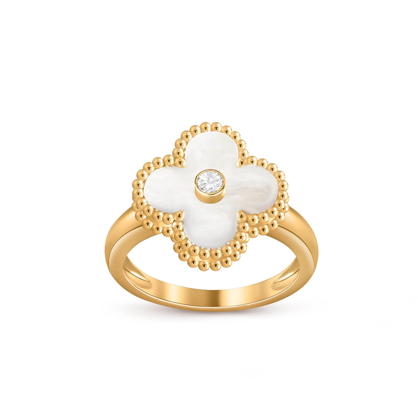 [Lora]CLOVER DIAMOND RING GOLD COLLECTION