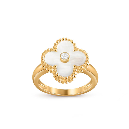 [Lora]CLOVER DIAMOND RING GOLD COLLECTION