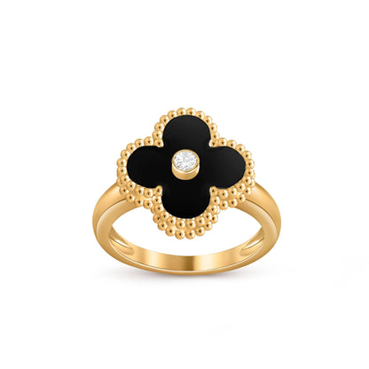 [Lora]CLOVER DIAMOND RING GOLD COLLECTION
