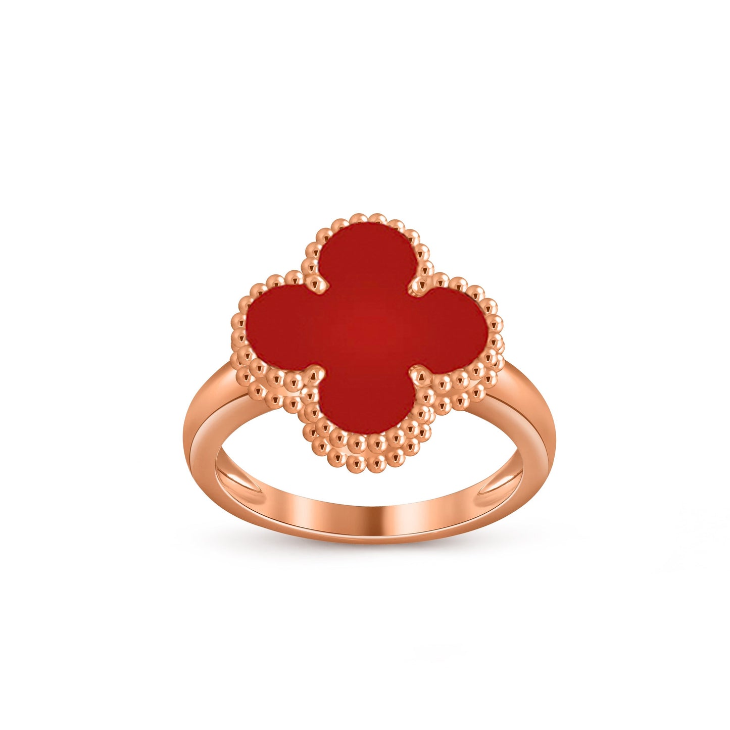 [Lora]CLOVER RING ROSE GOLD COLLECTION